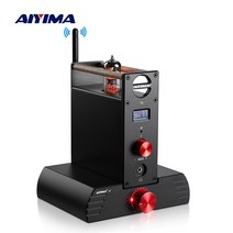 매장용엠프 미니 aiyima a8 ma12070 power amplifier 스테레오 오디오 앰프 sound amplificador 80wx2 t8 6n3 tube preamp, t8 진공관 프리앰프 eu