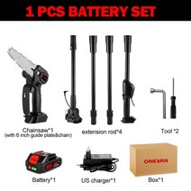 스크롤쏘 목공 톱 전동 드릴 무선 정원 나무 배터리, 1 배터리 미국 플러그