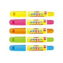 동아 원형 고체형광펜 낱개 제트스틱, 연두