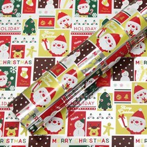 포포팬시 크리스마스 포장지 골드트리, 메리 실버, 1개