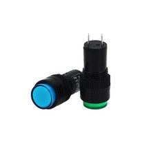 LED 하이라이트 소형 표시 등 전원 신호 8mm10mm12mm 개방 12/24/220/380V, 03 green_06 220V_03 12mm