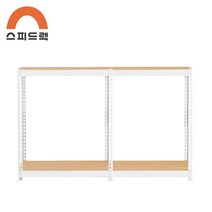 스피드랙 조립식 창고 대형 앵글 철제선반 1700 x 600 x 1350 2단, A형 900+800, 화이트