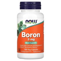 미네랄 NOW Foods Boron 3 mg 100 Veg Capsu es