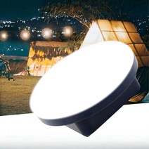 Delightzone 캠핑 랜턴 걸이형 충전식 LED 조명 자석 부착 가능 작업등 무선 충전, 주광색 S, 1개 상품 사진