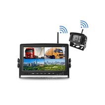 크레인 무선 카메라 후방 시야확보 지게차 비디오 붐대모니터, 7인치+배터리포함 카메라1대+64G카드