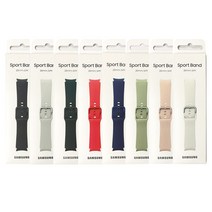[삼성전자] 갤럭시워치4 시리즈 스포츠 스트랩 20mm S/M / ET-SFR86S, 블랙