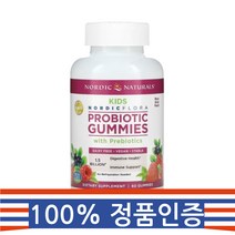 노르딕 내추럴 프로바이오틱스 구미 젤리 키즈 유산균 메리베리펀치맛 60구미, 1개, 기본