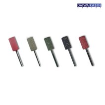 고무 추지석 드릴용 연마숫돌 13×20×3 (1팩/100pcs), WA220