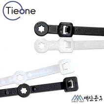 타이원 케이블타이 A B타입 특허 소포장 파이프 고정 클램프 배관 새들 고정구 전선정리, 270mm(소포장/100pcs), 백색