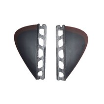 웨이크보드 서핑보드 포일 하이드로 패들 서핑 핀 BiLong fut핀 웨이크 보드 Skimboard 유리 섬유 작은 측, 03 Black