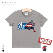 [패플 단독] 마블 반팔티(NY) P002 캡틴아메리카