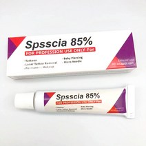 타투 마취 크림 10g 문신 영구 메이크업 눈썹 입술 Spsscia 85%