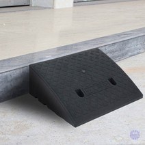 휠체어 차 계단 경사 문턱 문 턱 진입 받침 판 받침대 진입판 패드 경사로 발판 오르막 경사판 블랙, 상세 참조