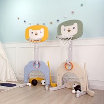 BeneBene 라이언 멀티 유아 농구대 4in1, 그린