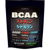 JAY&CO. 무첨가 인공 감미료 BCAA + 아르기닌 & 시트룰린 국내 제조 (노후레이바 240g) JAY&CO. 無添加人工甘味料 BCAA + アルギニン & シトルリン 国内製造