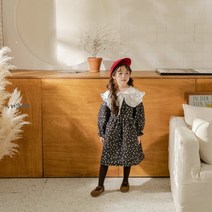 단추 카라끈원피스 여아 아동복 원피스 주니어 데일리코디 돌잔치룩 유아원피스