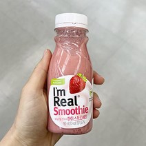 아임리얼 딸기 스무디 190ml x 2개 일반포장, 종이박스포장