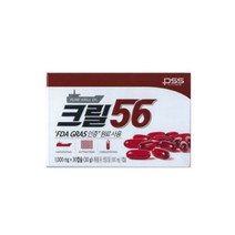 크릴56 크릴오일 1000 mg x 30캡슐 1개월, 30정, 1개