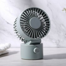 오엠티 무소음 책상 사무실 미니 유선 USB 탁상용 선풍기 Y8, 블루