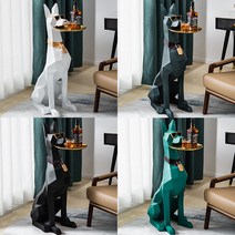 도베르만 사이드 테이블 협탁 거실 쇼파 침대 현관 카페 틈새 간이 탁자 인테리어, 블루펄