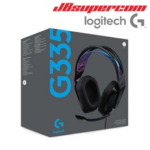 로지텍코리아 정품 로지텍 G335 초경량 유선 게이밍 헤드셋 블랙 - JBSupercom