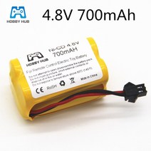 4.8v 700mah 충전식 ni-cd aa bateria nicd ni cd 배터리 팩 800mah RC 보트 모델 자동차 장난감