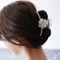 긴 머리 올림 예쁜 삔 반 묶음 고급 헤어 집게 핀셀프올림머리 왕집게핀 대왕집게핀 진주집게핀 머리장식 단발올림머리 진주핀 긴머리예쁘게묶기 대형집게핀 단발머리핀