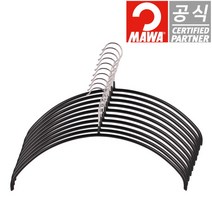 [마와] 독일 정품 옷걸이 이코노믹 40cm 블랙 가디건용 니트용 스웨터용 10개입, 10개, 상세 설명 참조