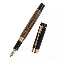 마우스 과자 수박 당근 에어팟 키보드 딸기 스마트폰 커피 JinHao 100 미니 우드 그레인 시리즈 만년필 화살표 클립 이리듐 0.5mm 펜촉 비즈니스 사무실 필기구 선물, B