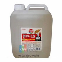 건강먹거리 롯데푸드 환만식초 15L