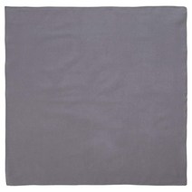 대형 100% 면 단색 반다나 55.9 x cm 22 인치 핫핑크 단품 맞춤 프린팅 손수건 머리띠 헤드 스카프용 양면, Dark Grey