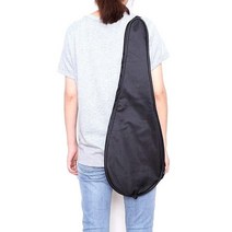 ITODA 싱글 배드민턴 라켓 커버 가방 휴대용 방수 방진 패들 휴대용 케이스 조절 가능한 어깨끈 야외 스포츠 보관 가방, Black