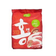 풀무원 자연은맛있다 라면 홍면 4개입, 옵션1 - 기본포장 (박스or비닐포장) (+0원)