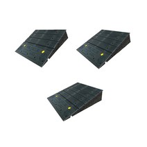 한경 블록업 진입판 유모차 휠체어 자전거 경사로 경사판 세이프티업 단차 방지턱 안전발판 상가 점포 문턱 계단, 한경 블록업 진입판 4단