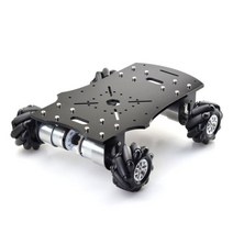 RC 프로그래밍 PS2 핸들 Hc-06 컨트롤 메카넘 휠 로봇 자동차 섀시 키트 인코더 모터 UNO R3 프로그램 STEM 장난감 5kg 하중 4개, Single Plate car