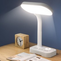 눈보호 학생용스탠드 LED 독서실 책상 학습용 스텐드, 헤드라이트헤드3색조명-USB포트