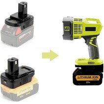 DEWALT Milwaukee-20V/18V 배터리 컨버터 어댑터 RYOBI 18V, 한개옵션0