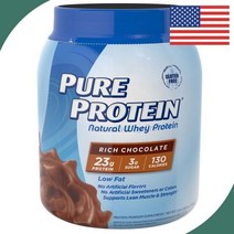 [Pure Protein] 퓨어 프로틴 100% 내추럴 Whey 단백질 Protein Rich Chocolate