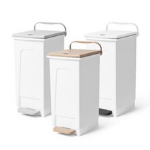 사각 쓰레기통 페달휴지통 가정용 화장실 휴지통 15L 20L, 노블페달휴지통 20L (베이지)