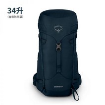 오스프리 배낭 Osprey 등산 가방 멀티 남성 경량 하이킹 플럼, 07.블루 34L 비덮개 부착 항공, OS(원 사이즈 스타터 하이킹 팩)
