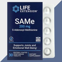 라이프익스텐션 조인트서포트 아데노실 메티오닌 SAMe 만니톨 200mg 30정, 1개, 기본