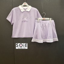 [소이주니어] 4부 테니스 셋업 카라티와 스커트 상하세트_23M5757VI_23M5758VI_2001구로점