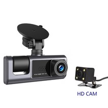 블랙박스보조배터리 3 렌즈 자동차 비디오 레코더 hd1080p 대시 캠 자동차 블랙, S1-캠, 32g