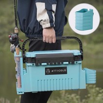 [아띠꼴로] 낚시 태클가방 루어 태클박스 로드거치대 소품케이스, 01.소형_블루