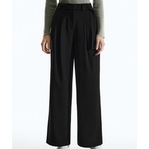 쉬즈미스 제천 소재의 벨트 포함된 와이드 팬츠 N3_PT10