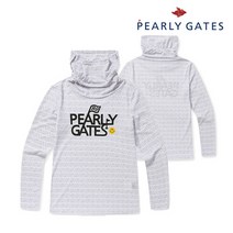 파리게이츠 골프 pearlygatesgolf여성 패턴 배색 하이넥 이너 티셔츠 P52101TI058 WH, 1[90]