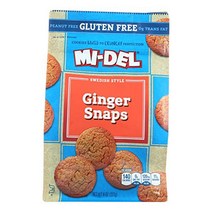Midel Ginger Snaps Gluten Free - (Case of 8 - 8 oz), 1