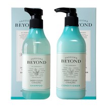 비욘드 딥클린 쿨링 샴푸 450ml+컨디셔너450ml, 1개