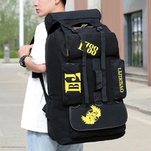 One Leaf Ark 대용량백팩100L 등산 짐가방 대형 백팩, 블랙