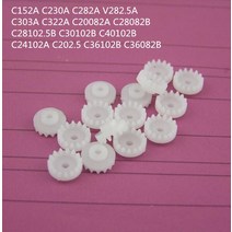 기어랙10 개/몫 0.5 모듈러스 플라스틱 감속 크라운 기어 랙 베벨 모델 DIY 완구 부품, 10 C24102A